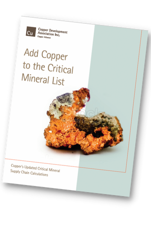Cover image of documment for Add Copper to the Critical Mineral List
